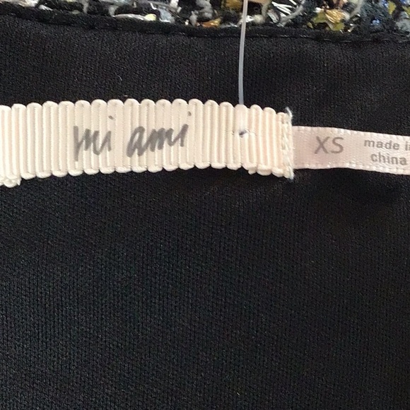 Francesca’s Mi Ami Multi Color Tweed Square Neck Sleeveless Mini Dress N… - Picture 10 of 10